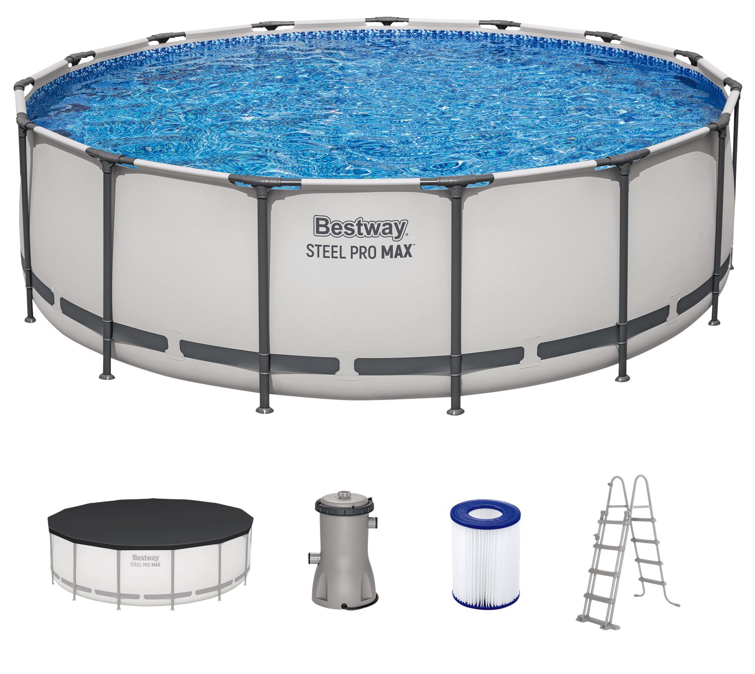 BESTWAY Steel Pro Max Framepool-Set 4,57x1,22 m