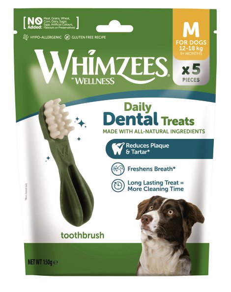 WHIMZEES Hundesnack Zahnbürste Trial M