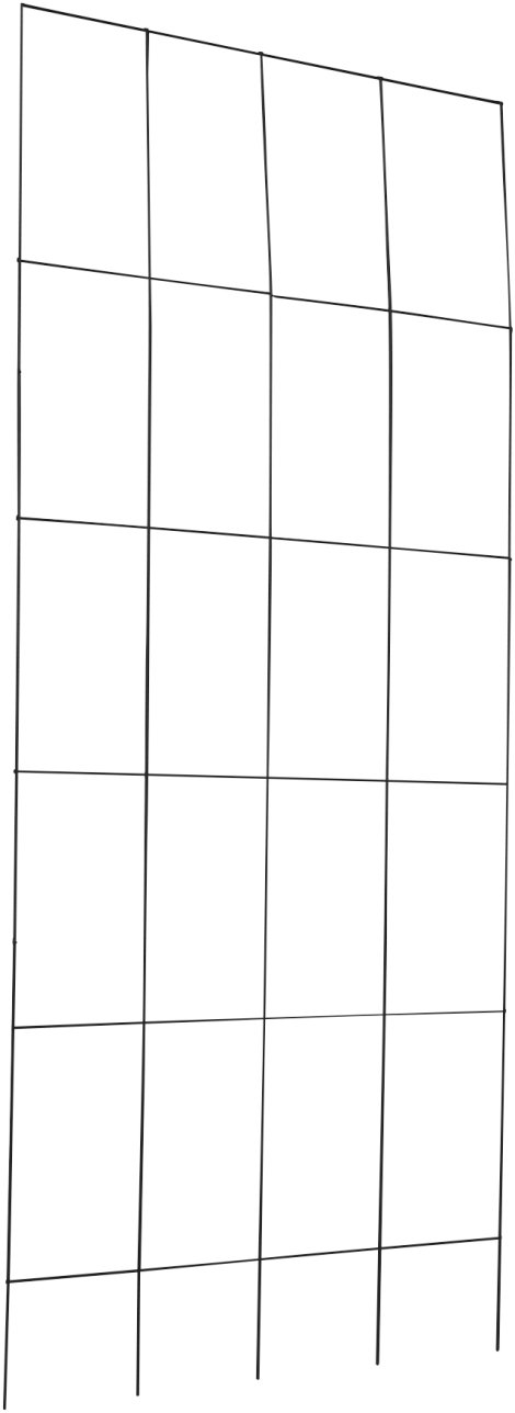 WINDHAGER Metall-Gitterspalier Qudarat-Form 150x75 cm, anthrazit