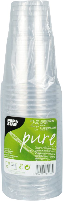 Getränkebecher 0,25 l 25 Stk.