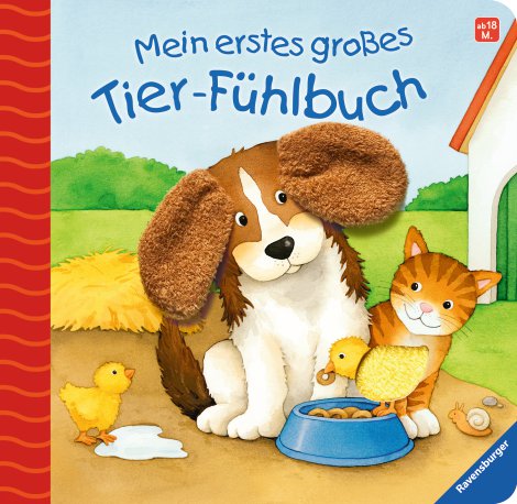 RAVENSBURGER Buch Mein erstes großes Tier-Fühlbuch