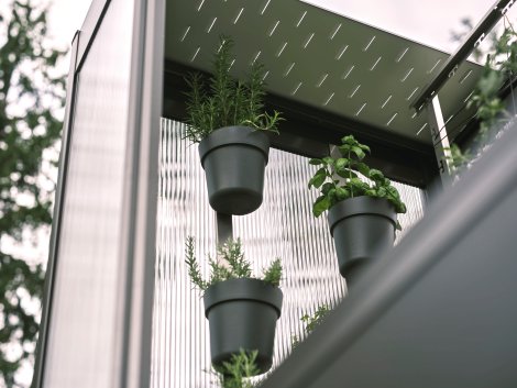 BIOHORT Pflanzentopf 2x0,5, 2x1 für BIOHORT Gewächshaus Florentina