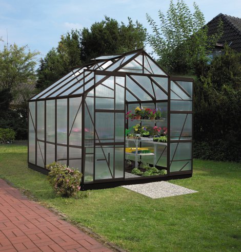 VITAVIA Gewächshaus Mars 8300 HKP 6 mm Schwarz