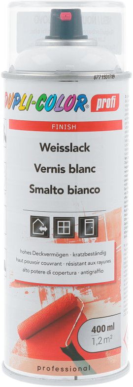 DUPLI-COLOR Weißlack Profi Hochglanz 400 ml