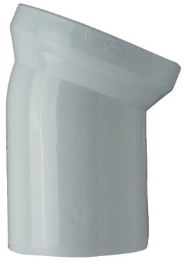 CORNAT Anschlussbogen 22°, ø 110 mm, weiß