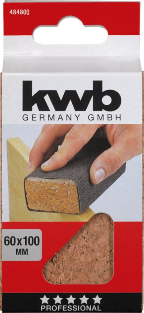 KWB Schleifklotz Kork 60x100 mm