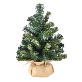 Kunstminibaum mit Jutesockel 40 cm