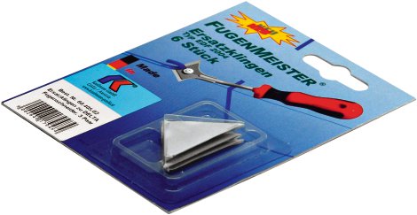 Ersatzklingen zu Fugenschneider Delta 60.405.01, 3 Stk.