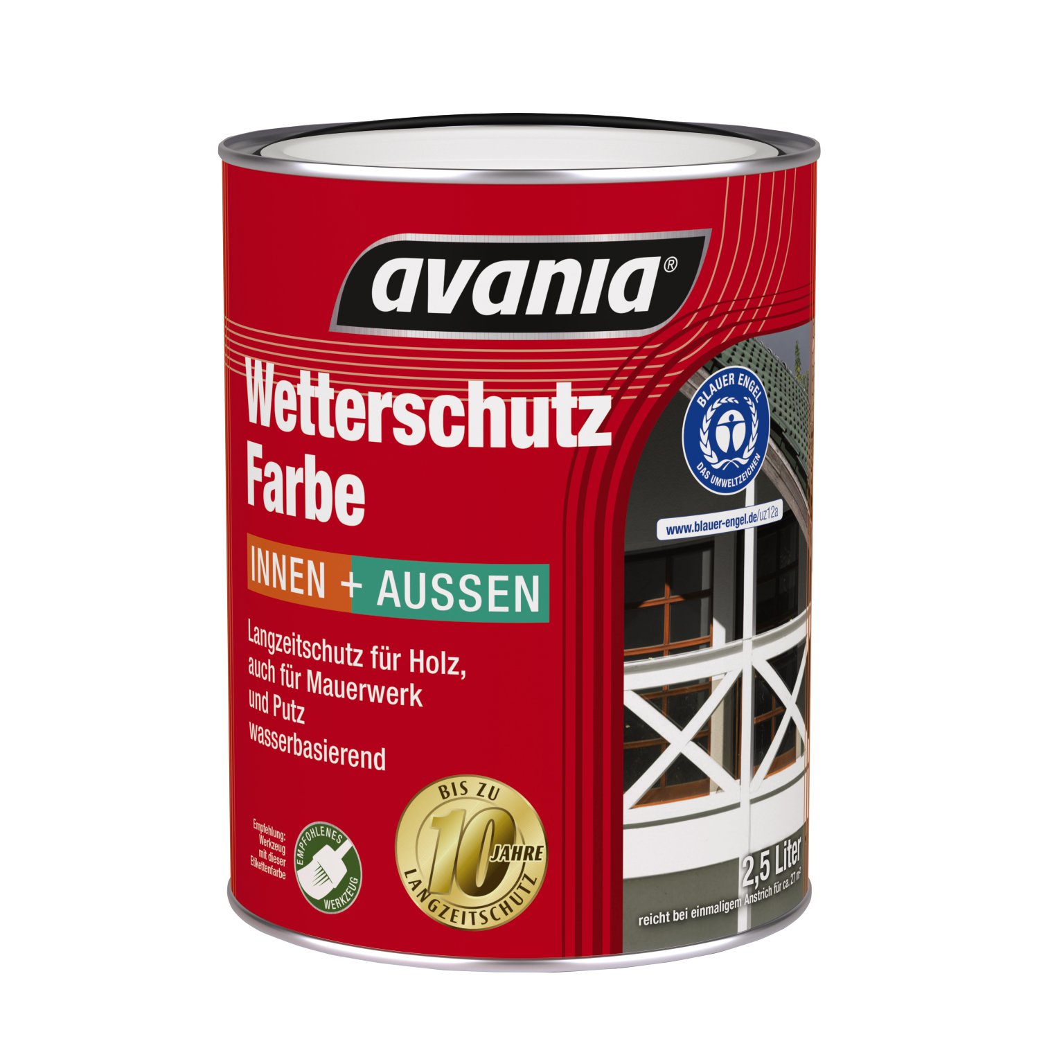 AVANIA Wetterschutzfarbe Moosgrün 750 ml