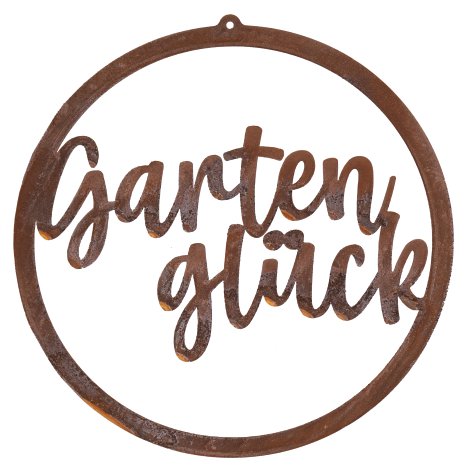 Garten-Dekohänger Gartenglück ⌀ 30 cm