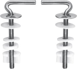 CORNAT WC - Sitz - Scharnier mit Befestigung für CORNAT WC-Sitz: "PINO", "TINOS", "ACTIV Clean","PULA","SAFE"