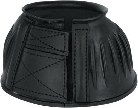 Hufglocken Gummi, schwarz Full (L)