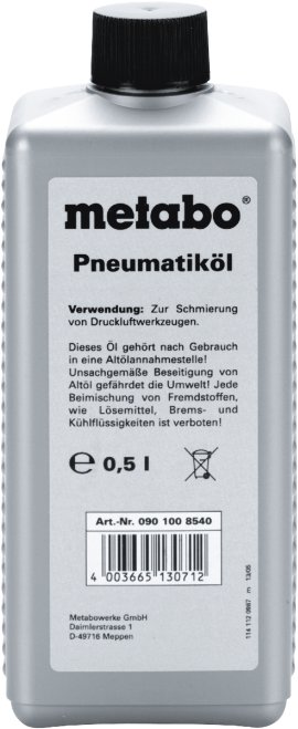 METABO Spezialöl für Druckluft-Werkzeug