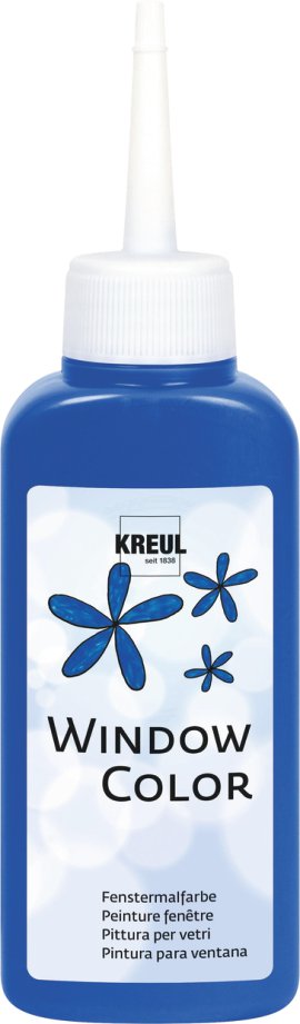 KREUL Fenstermalfarbe Royalblau 80 ml