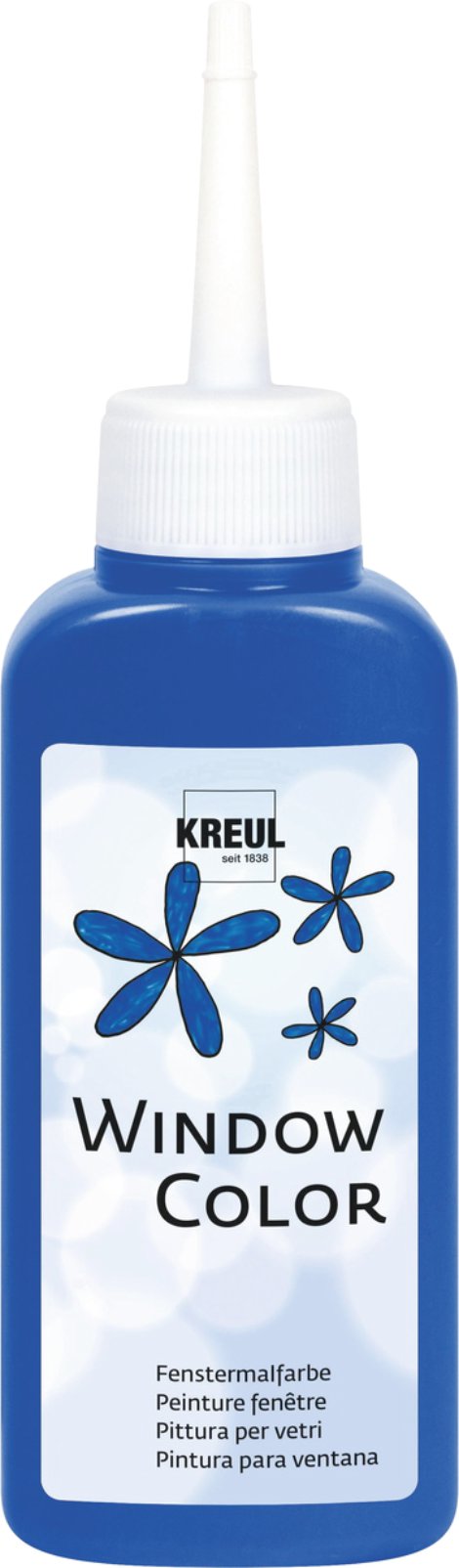 KREUL Fenstermalfarbe Royalblau 80 ml