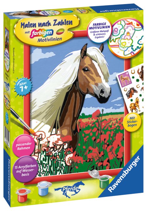 RAVENSBURGER Malen nach Zahlen Haflinger
