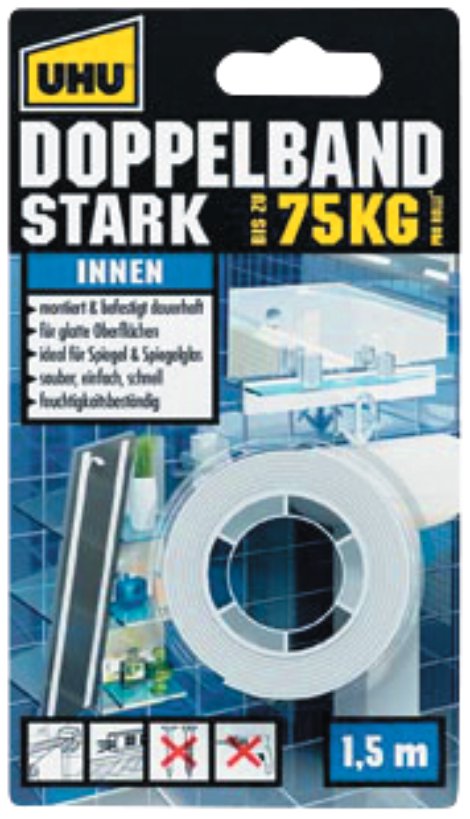 UHU Doppelklebeband Extrem 1,5 m x 19 mm