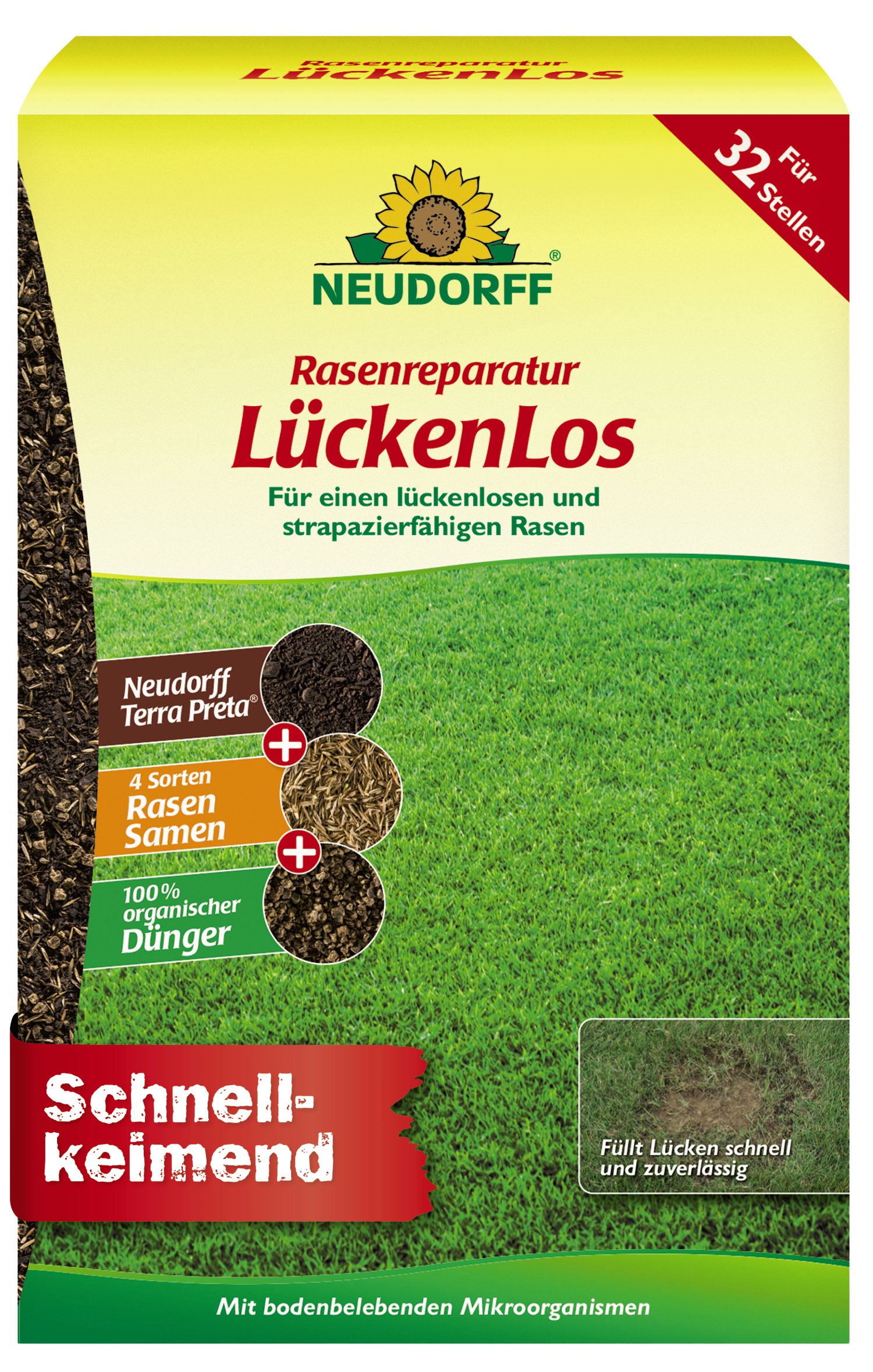 NEUDORFF® Rasenreparatur LückenLos 2,5 kg