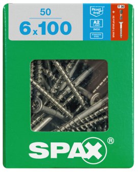 SPAX Schraube A2 Torx XL