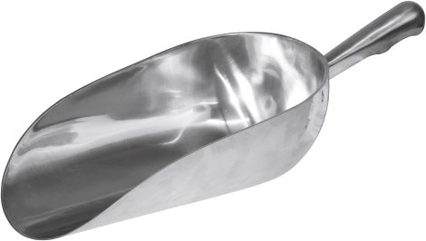 Abwiegeschaufel Aluminium rund 900 g
