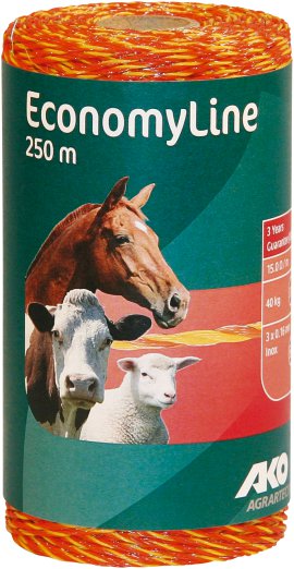 AKO Litze 13,78 Ω/m, 250 m, gelb/orange