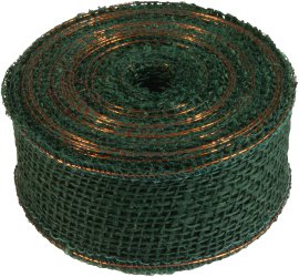WINDHAGER Jute-Dekoband ÖKO 5x10 m, grün