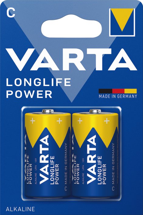 VARTA Alkaline Batterie Longlife Power C Baby LR14 2er Pack
