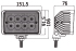 Impos LED-Arbeitsscheinwerfer 40W Flood