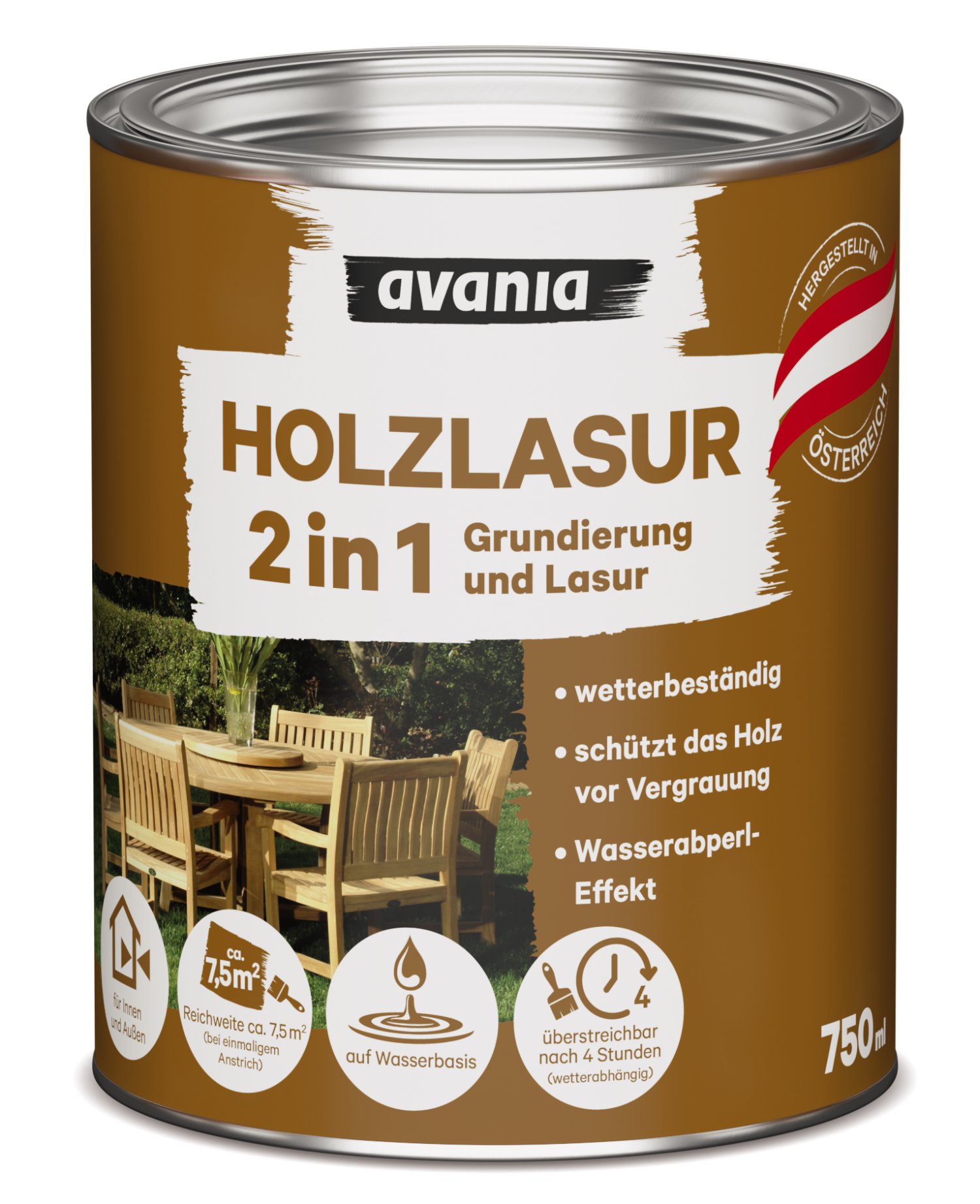 AVANIA Holzlasur 2in1 Natur