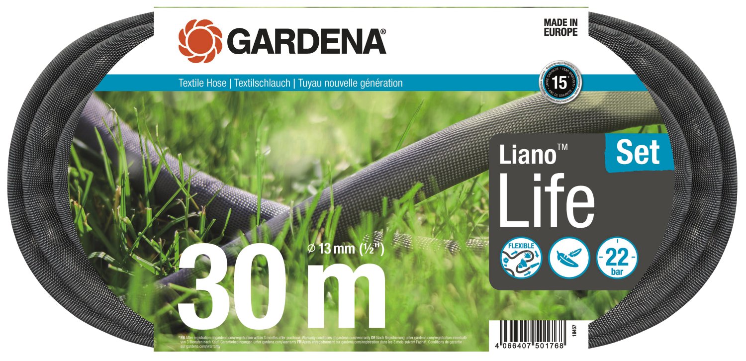 GARDENA Textilschlauch Linao™ Life 1/2" 30 m