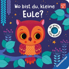 RAVENSBURGER Buch Wo bist du kleine Eule mit Fühl-Klappen