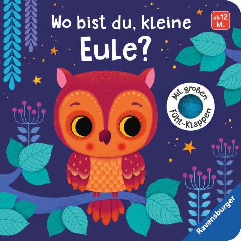 RAVENSBURGER Buch Wo bist du kleine Eule mit Fühl-Klappen