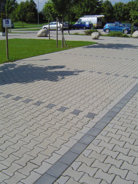 EBENSEER Doppelverbund Normalstein Naturgrau 8 cm