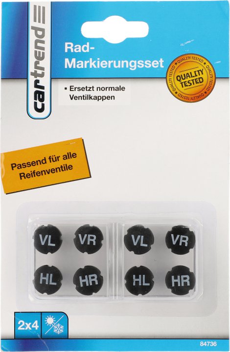 CARTREND Radmerker-Set 8-tlg.