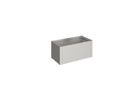 BIOHORT Pflanzbeet Belvedere Mini, silber-metallic