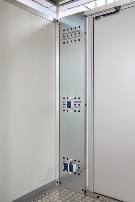 BIOHORT Elektro-Montagepaneel für Nebengebäude CasaNova® 36x5x209 cm für alle Größen, unbeschichtet