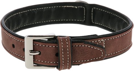 Halsband California, braun 25 mm / 37 - 43 cm