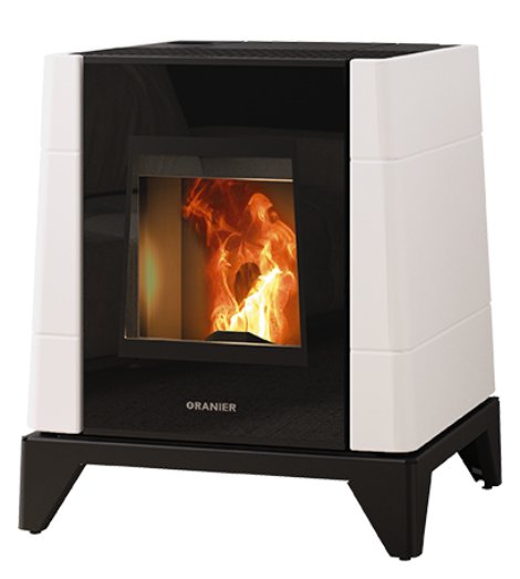 ORANIER Pelletofen Pio Constone Seiden-Weiß 2,5-5,5 kW