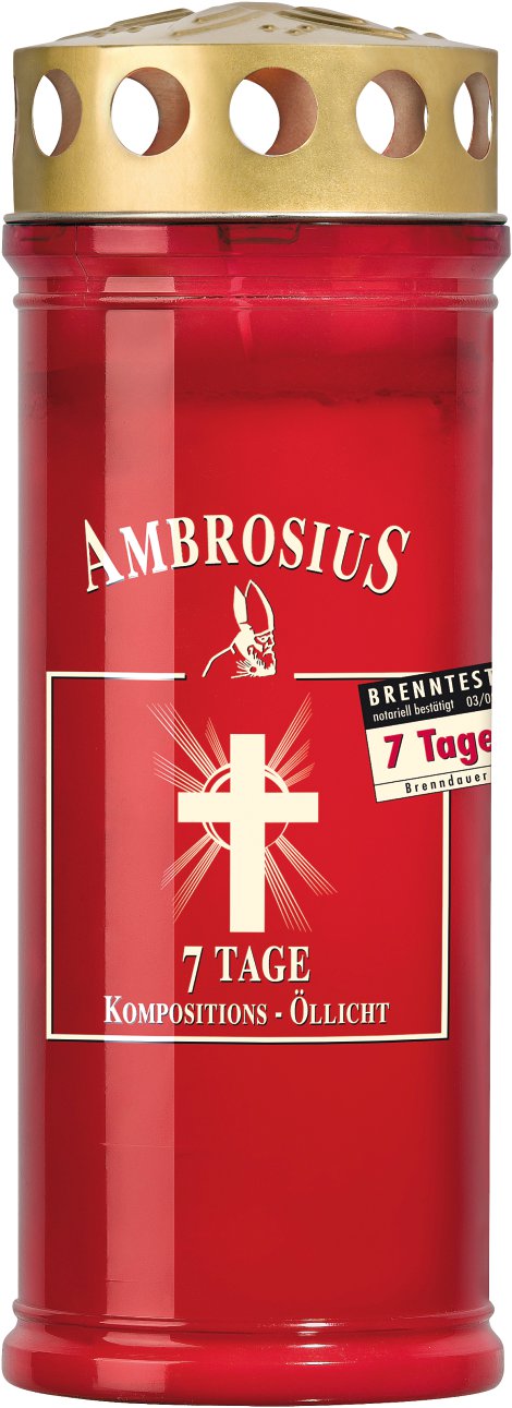 AMBROSIUS Kompositions - Öllicht 7 Tage Rot