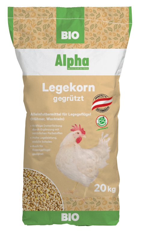 ALPHA Bio Legekorn - gegrützt 20 kg