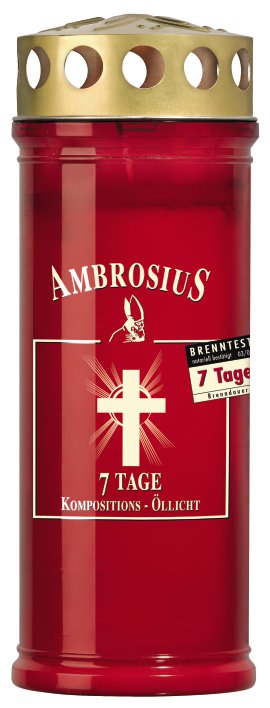 AMBROSIUS Kompositions - Öllicht 7 Tage Rot