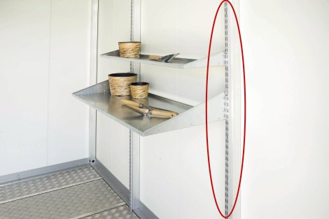 BIOHORT Regalsteher für Nebengebäude CasaNova® für alle Größen 206 cm, 2 Stk.