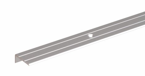 ALBERTS Teppich Abschlußschiene Silber 2 m, 24,5x10 mm