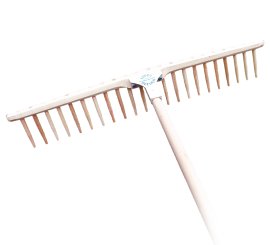 LOFER RECHEN Heurechen traditionell 22 Holzzinken Joch 79 cm