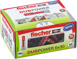 FISCHER Universaldübel DuoPower 6 mm 100 Stk.