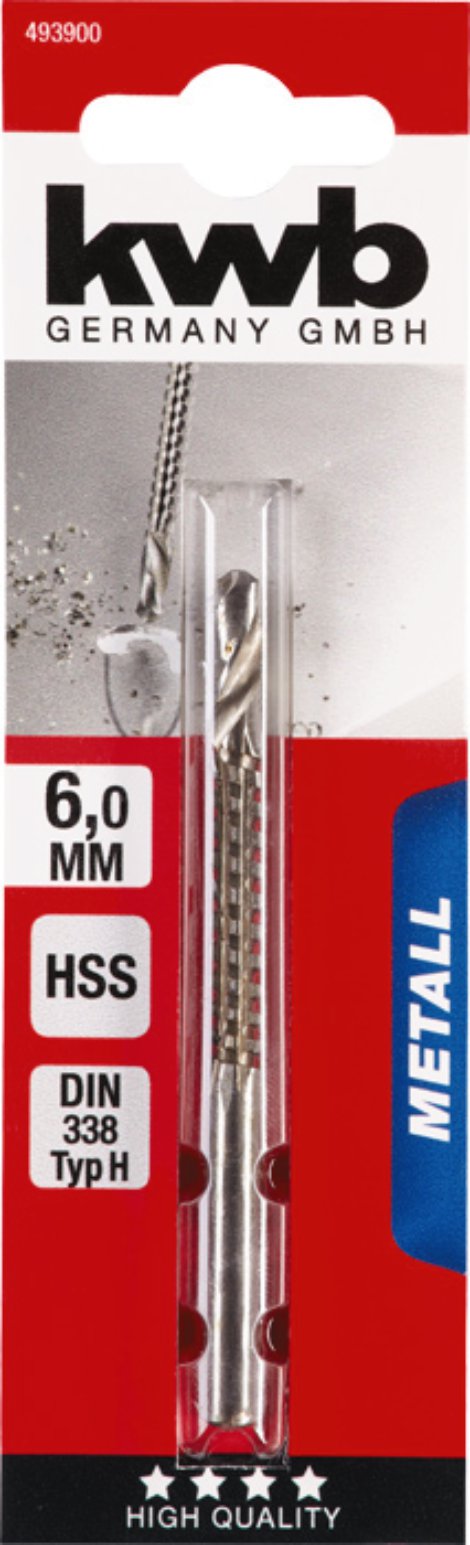 KWB Fräsbohrer HSS Ø 6 mm