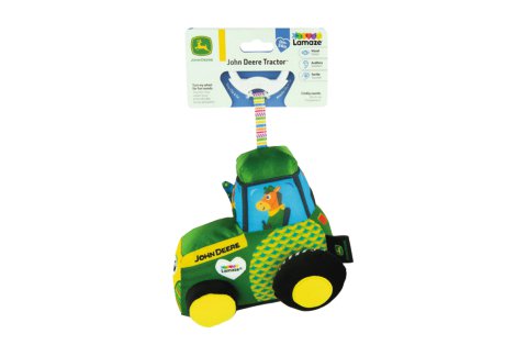 John Deere Lamaze Clip & Go-Traktor