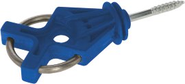 Premium Torisolator X³ aus Edelstahl, blau 1 Stk.