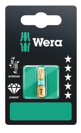 WERA Torx-Bit 867/1 BDC TX 25 mm