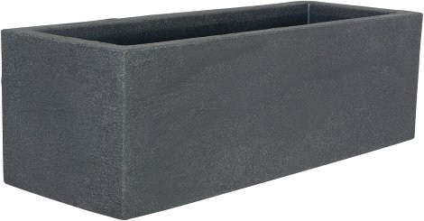 GELI Kubus rechteckig Anthrazit 80x30x27 cm